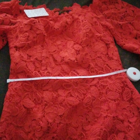 Free People Fiesta Red Above Knee Cocktail Dress - Picture 7 of 7